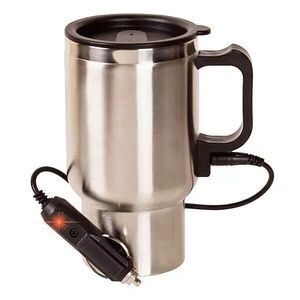 Automotive Heated Mug 12 Volt, 16 oz Spill Proof  Dirty Dog Garage